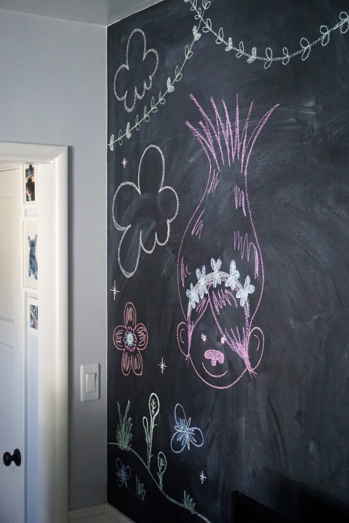 How I DIY D Our Kids Large Chalkboard Wall Nickyashleigh   Chalkboard Wall Nickyashleigh 3 683x1024 